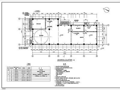 废水处理车间建筑 施工图 工业建筑