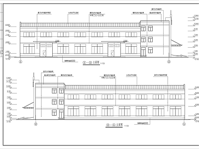 某现代风格厂房 施工图 工业建筑