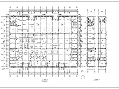 维修工厂车间建筑 施工图 工业建筑