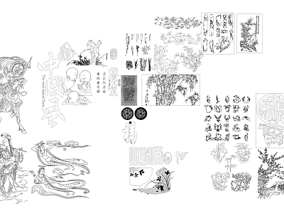中国风素材 图库