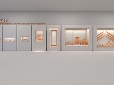 现代展柜 专业展柜 博物馆展柜 文物展柜 文物展柜 展示架 展具