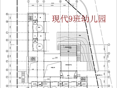 现代9班幼儿园 施工图