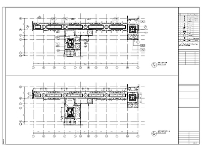五星宾馆5层走廊全套设计图 施工图 公区 酒店公区