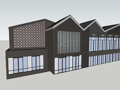 新中式商业多层