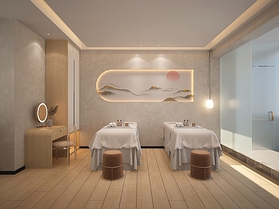新中式美容SPA店 包间