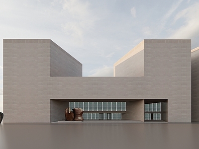 现代贝聿铭东馆建筑