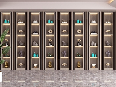 现代展示柜 展具