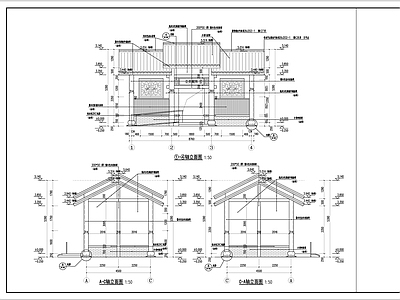 小型公厕建筑 施工图