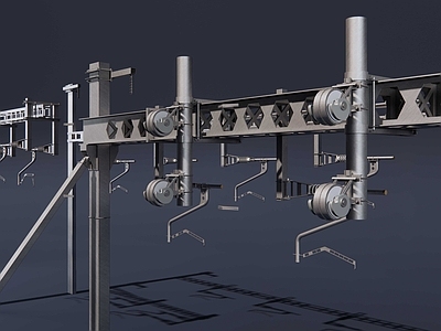 铁路受电弓 铁路电线桥架 电线架