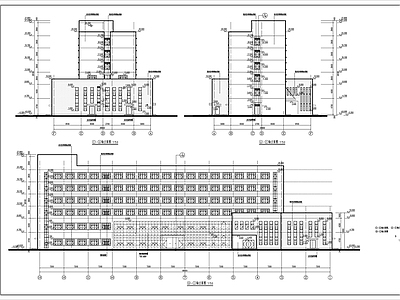 工业园区 研发楼 建筑 施工图