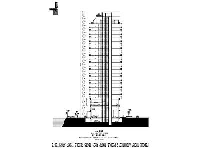 翰海翠庭建筑方案设计 施工图