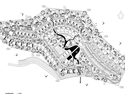 云深处别墅区建筑方案 施工图 规划设计