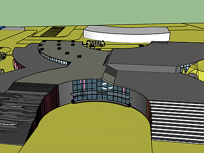 现代汽车客运站 覆土建筑