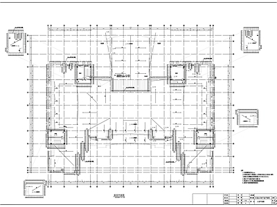 学图书馆石岛红石材干挂建筑设计 施工图
