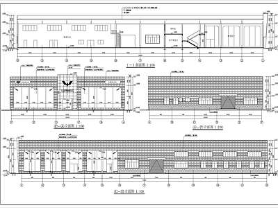某菱4S店展销厅建筑 施工图