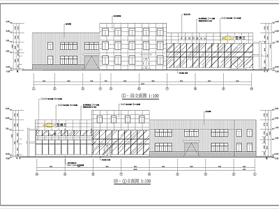 某兰4S店展销厅建筑 施工图
