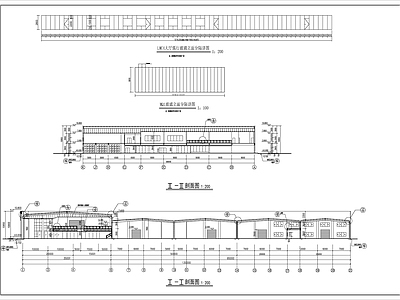 日产专营店建筑 施工图 展销厅
