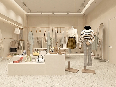 现代服装鞋店