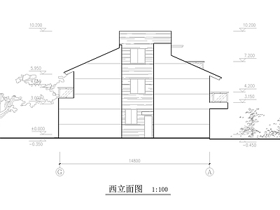 别墅建筑 施工图