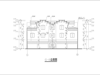 城镇商贸住宅建筑 施工图