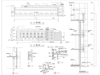 工厂建筑 施工图 工业建筑