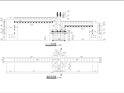 门卫室建筑 施工图