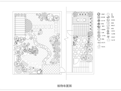 花园庭院景观 施工图