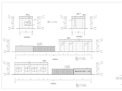 门卫室建筑 施工图