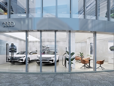 现代汽车4S店 展厅