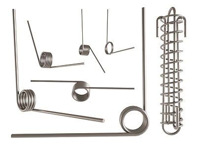 弹簧 拉簧 五金件 减震器 金属线圈 工业配件 机械零件