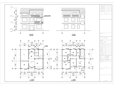 新农村 别墅图纸 室内设计 家装全套 施工图