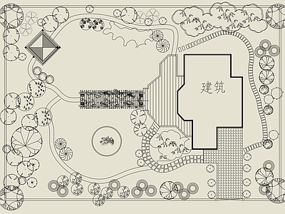 园林 规划 公园园林设计 施工图