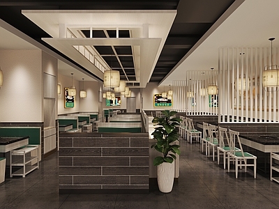 现代火锅店