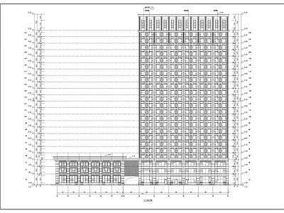 23层新古典办公楼建筑 施工图