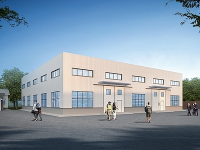 现代厂房建筑