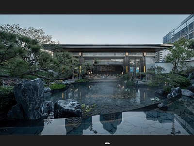 禅意山水 五象和悦 示范区园建景观CAD 施工图 居住区景观