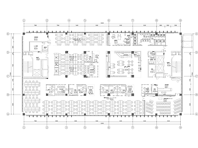 现代风格办公空间室内精装修 施工图