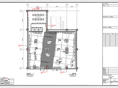 400㎡耐克 运动服装店 施工图