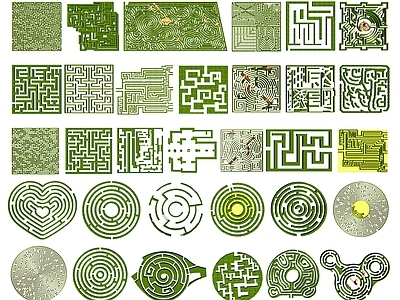 现代植物迷宫 绿篱迷宫 景观迷宫 灌木迷宫 儿童游乐迷宫 园艺花园