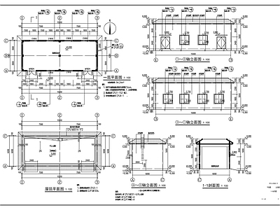 维修间及仓库建筑 施工图