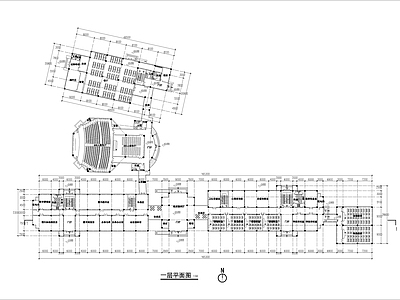 欧式教师发展中心建筑 施工图