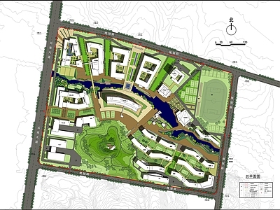 威海职业中等专业学校建筑 施工图