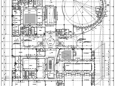 科技馆与青少年中心建筑 施工图 科技馆 科技馆