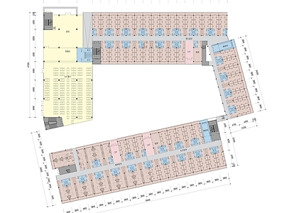 中小学宿舍楼建筑 施工图
