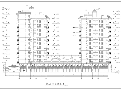 南方某高层住宅区建筑 施工图