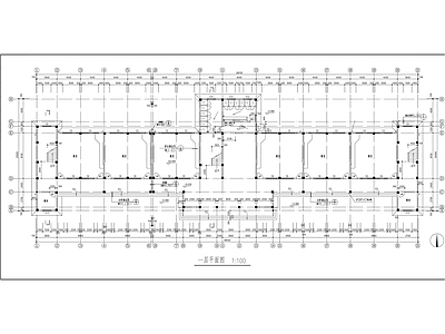 高层市级中学教学楼建筑 施工图