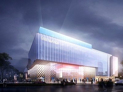 现代商业mall 绿地商务城