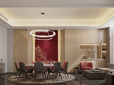 新中式餐饮包厢