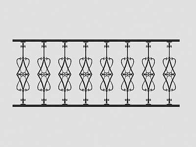 简欧栏杆 铁艺围栏 护栏 栅栏