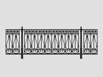 简欧栏杆 铁艺围栏 护栏 栅栏